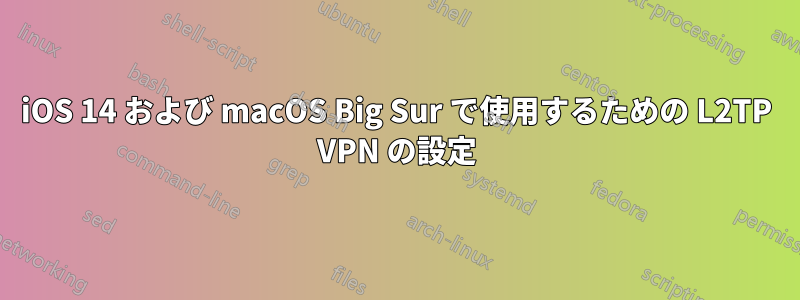 iOS 14 および macOS Big Sur で使用するための L2TP VPN の設定