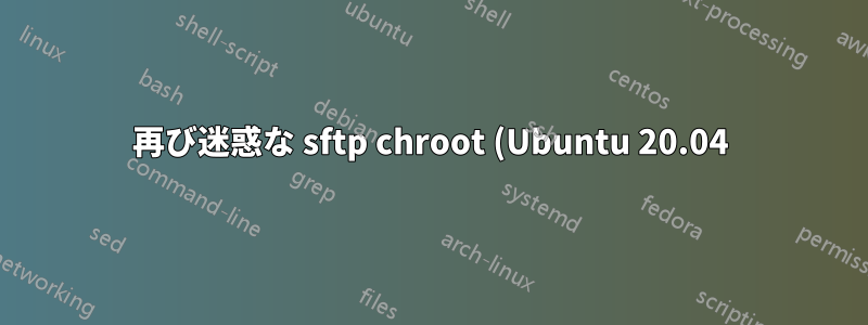 再び迷惑な sftp chroot (Ubuntu 20.04)