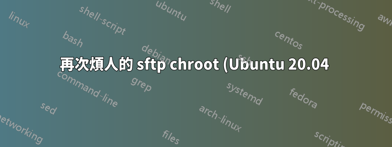 再次煩人的 sftp chroot (Ubuntu 20.04)