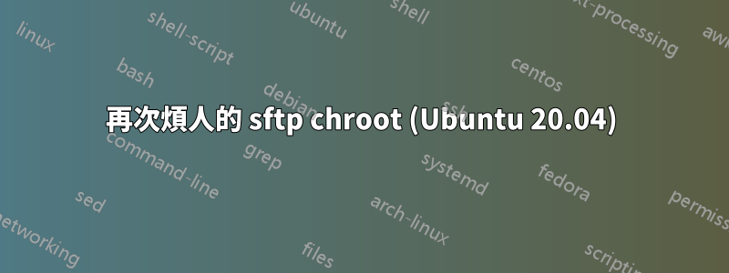 再次煩人的 sftp chroot (Ubuntu 20.04)