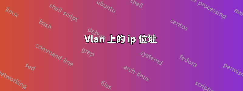 Vlan 上的 ip 位址