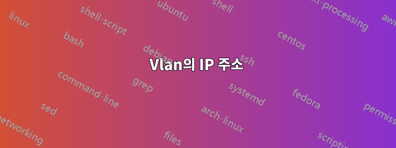 Vlan의 IP 주소