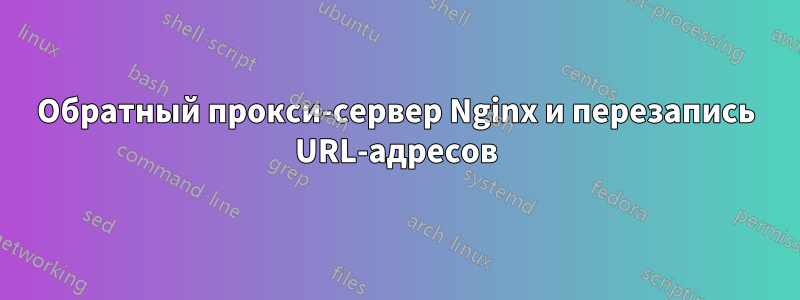 Обратный прокси-сервер Nginx и перезапись URL-адресов