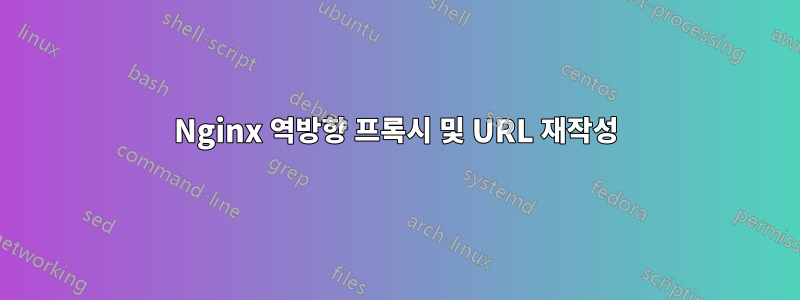 Nginx 역방향 프록시 및 URL 재작성