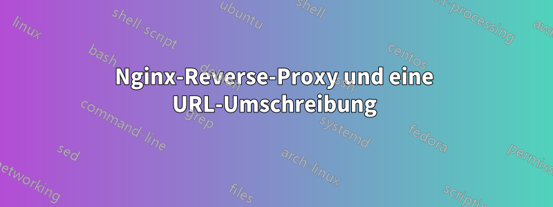 Nginx-Reverse-Proxy und eine URL-Umschreibung