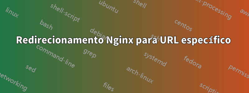 Redirecionamento Nginx para URL específico