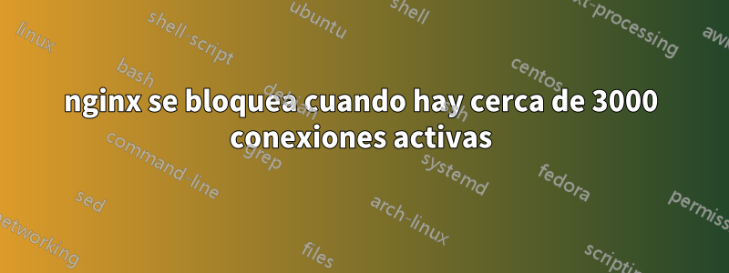 nginx se bloquea cuando hay cerca de 3000 conexiones activas