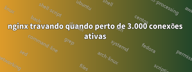 nginx travando quando perto de 3.000 conexões ativas