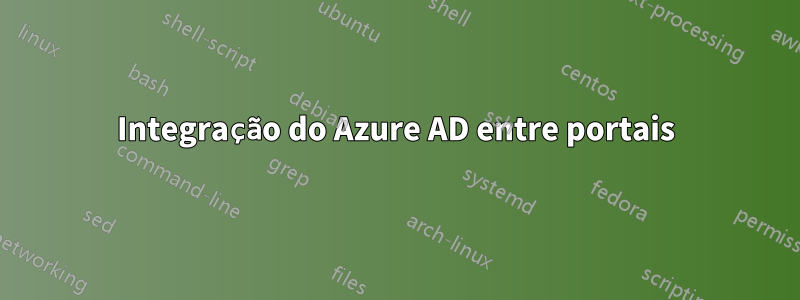 Integração do Azure AD entre portais