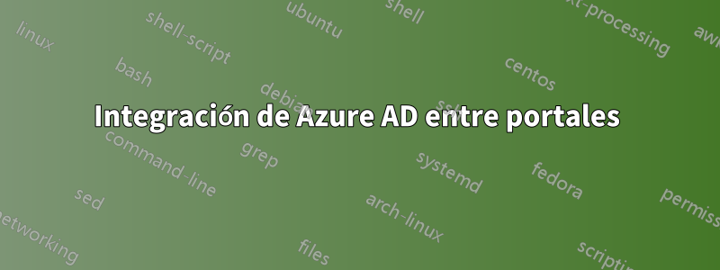 Integración de Azure AD entre portales