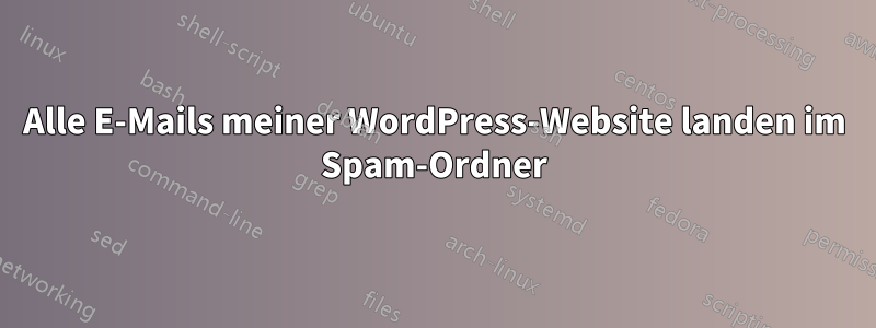 Alle E-Mails meiner WordPress-Website landen im Spam-Ordner