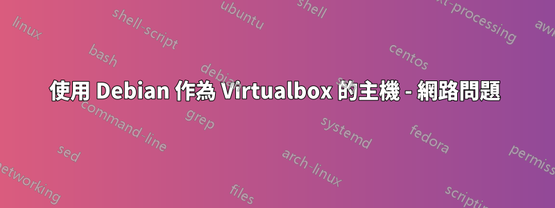 使用 Debian 作為 Virtualbox 的主機 - 網路問題