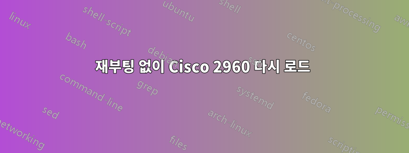 재부팅 없이 Cisco 2960 다시 로드