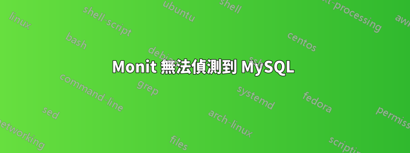 Monit 無法偵測到 MySQL