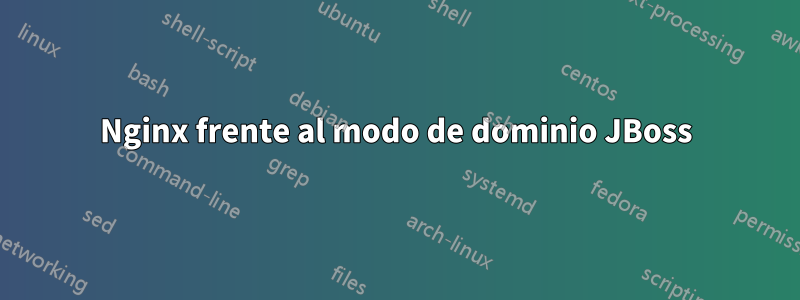 Nginx frente al modo de dominio JBoss