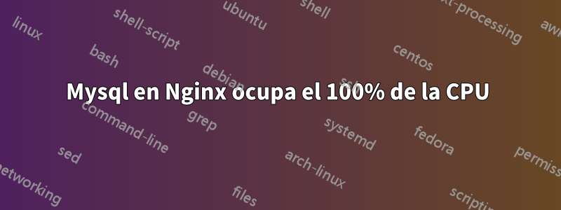 Mysql en Nginx ocupa el 100% de la CPU
