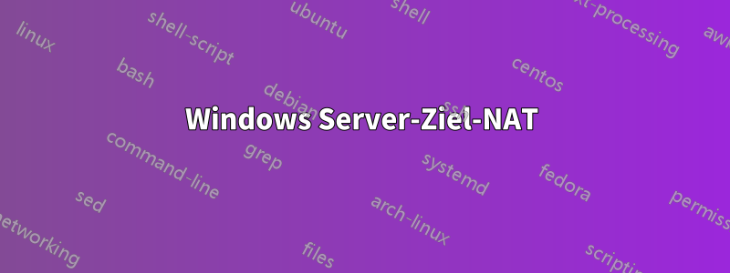 Windows Server-Ziel-NAT