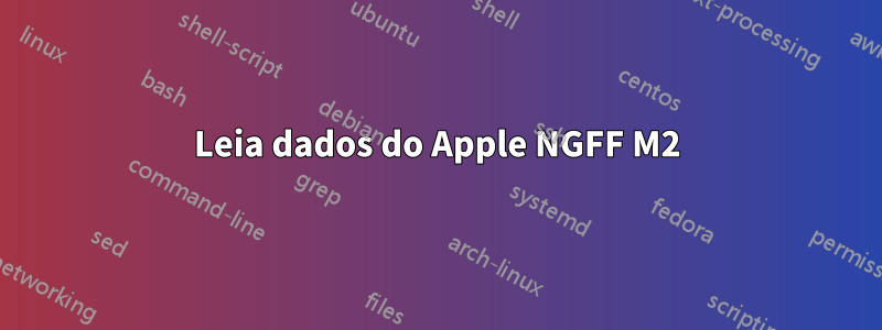 Leia dados do Apple NGFF M2