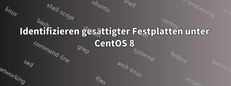 Identifizieren gesättigter Festplatten unter CentOS 8