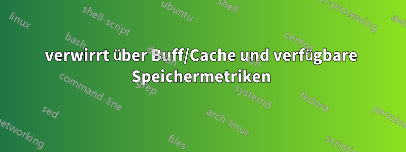 verwirrt über Buff/Cache und verfügbare Speichermetriken