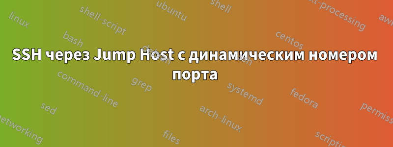 SSH через Jump Host с динамическим номером порта