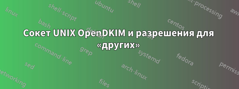 Сокет UNIX OpenDKIM и разрешения для «других»