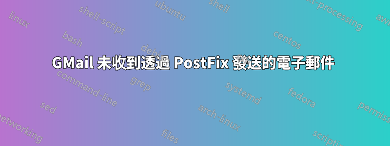 GMail 未收到透過 PostFix 發送的電子郵件