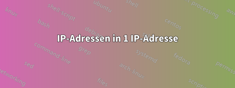 2 IP-Adressen in 1 IP-Adresse