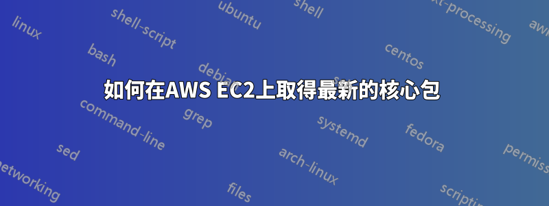 如何在AWS EC2上取得最新的核心包