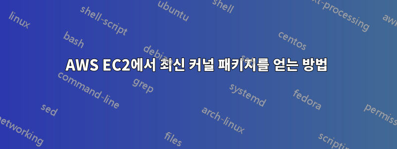 AWS EC2에서 최신 커널 패키지를 얻는 방법