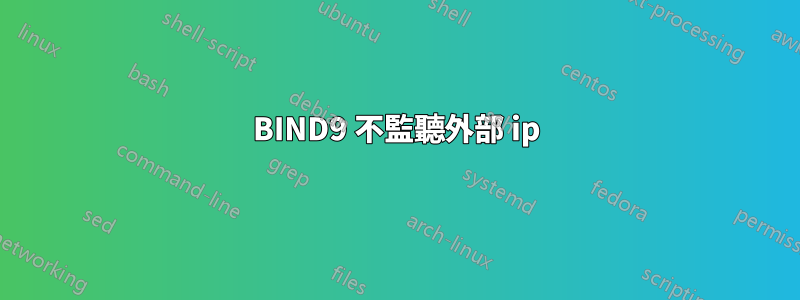 BIND9 不監聽外部 ip