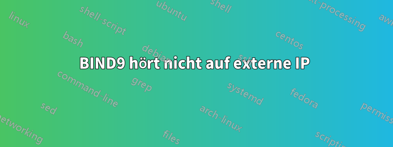 BIND9 hört nicht auf externe IP