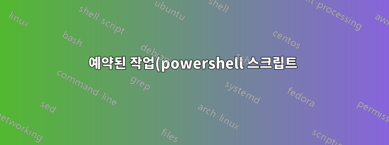 예약된 작업(powershell 스크립트)으로 인해 이벤트 뷰어에서 '감사 실패' SeTcbPrivilege 오류가 발생함