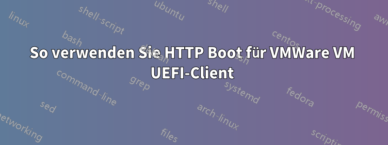 So verwenden Sie HTTP Boot für VMWare VM UEFI-Client