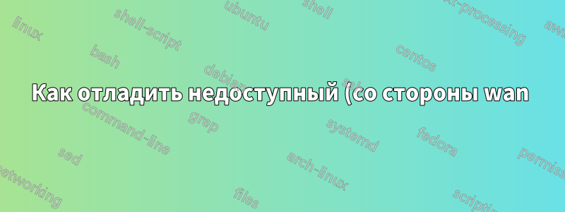 Как отладить недоступный (со стороны wan) сервер lemp, туннелирующийся через экземпляр Openvpn-AS на базе AWS