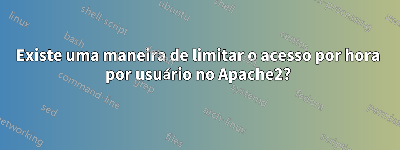 Existe uma maneira de limitar o acesso por hora por usuário no Apache2?