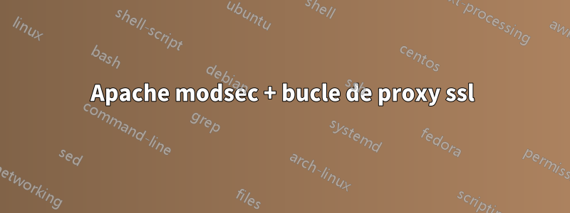 Apache modsec + bucle de proxy ssl