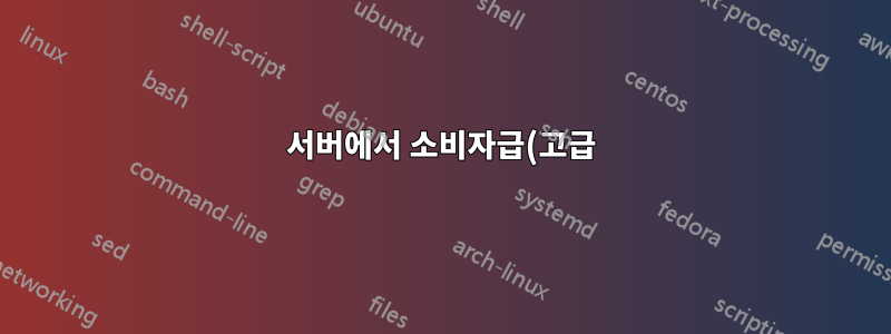 서버에서 소비자급(고급) GPU를 사용할 때 고려해야 할 사항은 무엇입니까?