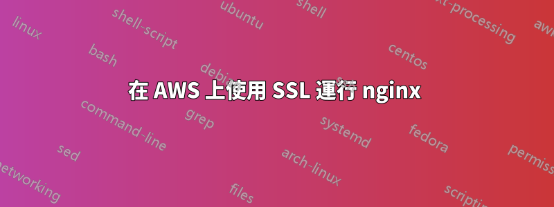 在 AWS 上使用 SSL 運行 nginx