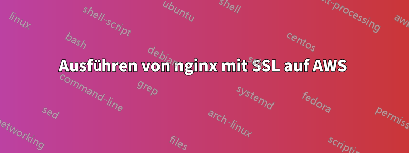 Ausführen von nginx mit SSL auf AWS