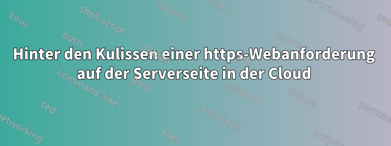 Hinter den Kulissen einer https-Webanforderung auf der Serverseite in der Cloud