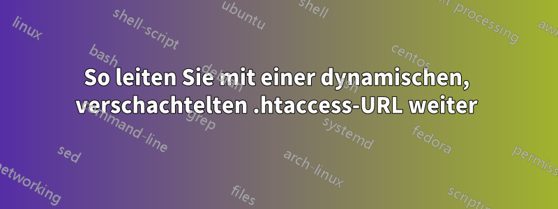 So leiten Sie mit einer dynamischen, verschachtelten .htaccess-URL weiter