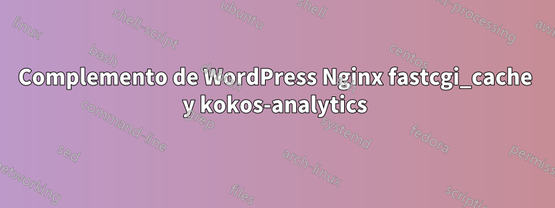 Complemento de WordPress Nginx fastcgi_cache y kokos-analytics