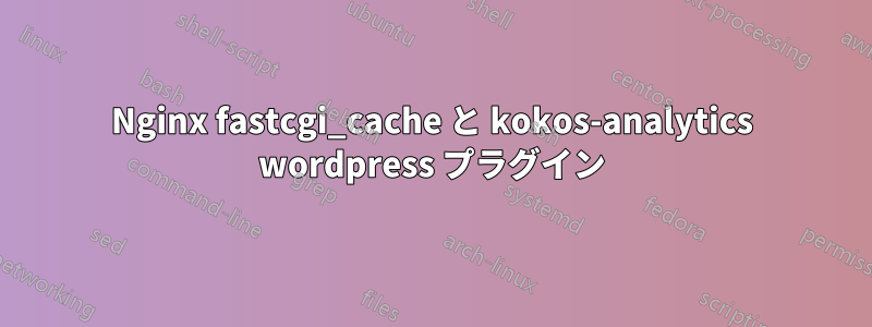 Nginx fastcgi_cache と kokos-analytics wordpress プラグイン