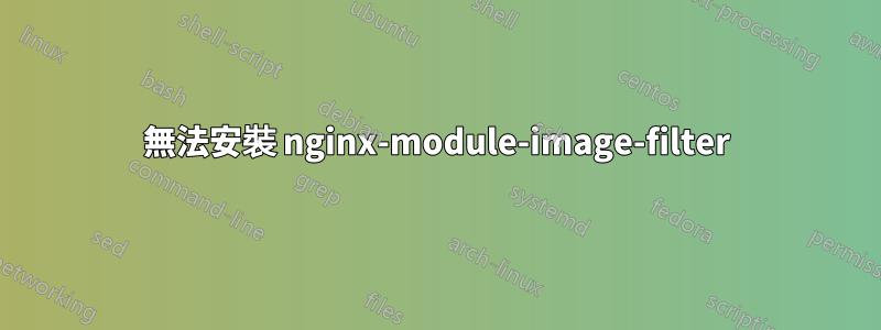 無法安裝 nginx-module-image-filter