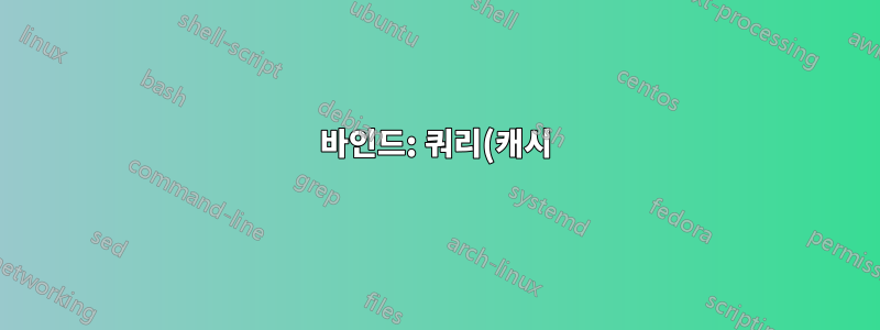 바인드: 쿼리(캐시) './ANY/IN' 거부됨 - DDos 공격인가요?