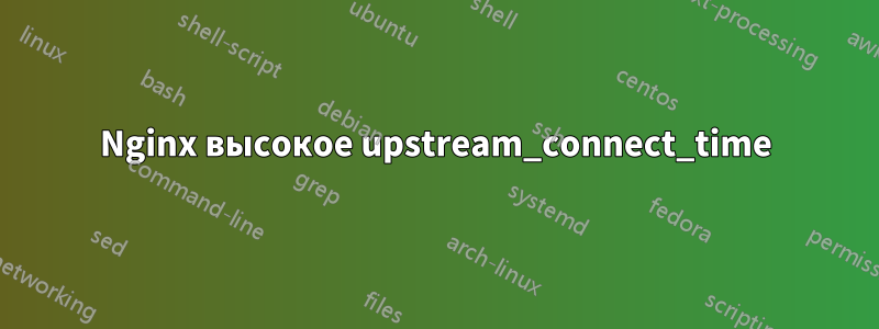 Nginx высокое upstream_connect_time
