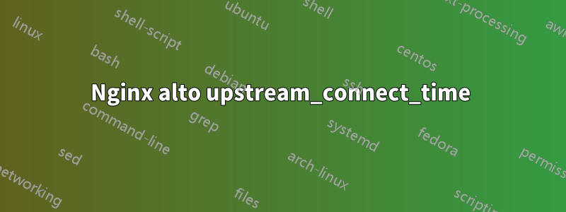 Nginx alto upstream_connect_time