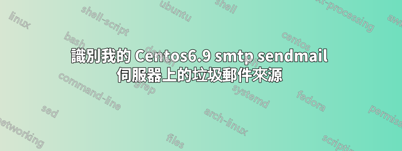 識別我的 Centos6.9 smtp sendmail 伺服器上的垃圾郵件來源