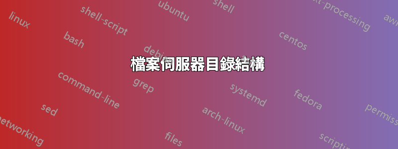 檔案伺服器目錄結構